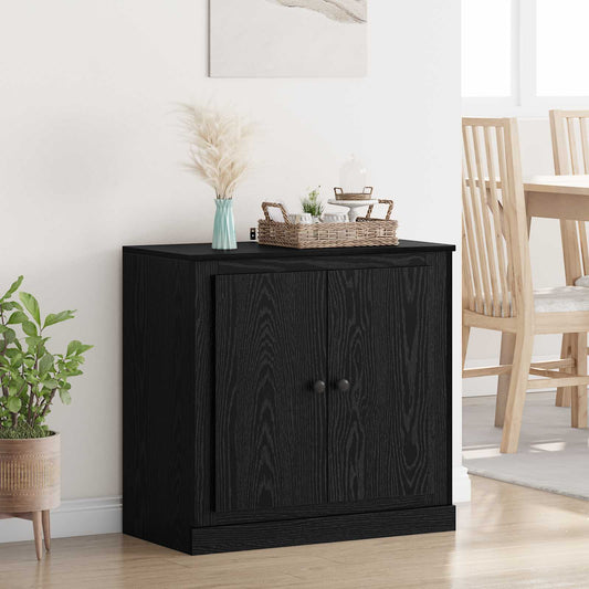 Sideboard 70 x 35.5 x 67.5 cm Black Oak Engineered Wood