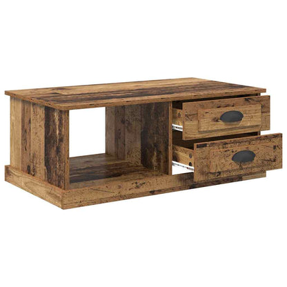 Coffee Table Old Wood 90 x 50 x 35 cm Engineered Wood