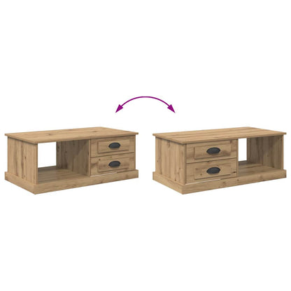 Coffee Table Artisan Oak 90 x 50 x 35 cm Engineered Wood