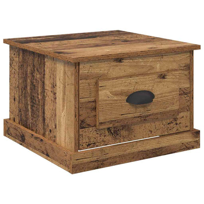 Coffee Table Old Wood 50 x 50 x 35 cm Engineered Wood