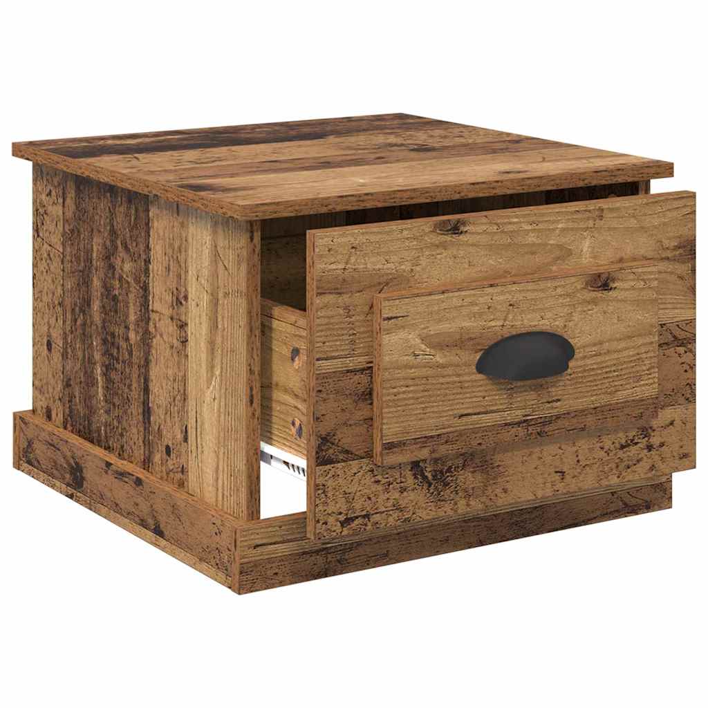Coffee Table Old Wood 50 x 50 x 35 cm Engineered Wood