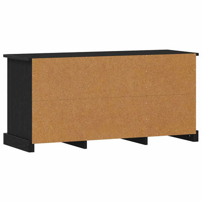 TV Cabinet Black Oak 99.5 x 35.5 x 48 cm Engineered Wood