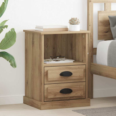 Bedside Cabinet Artisan oak 43 x 36 x 60 cm Engineered wood