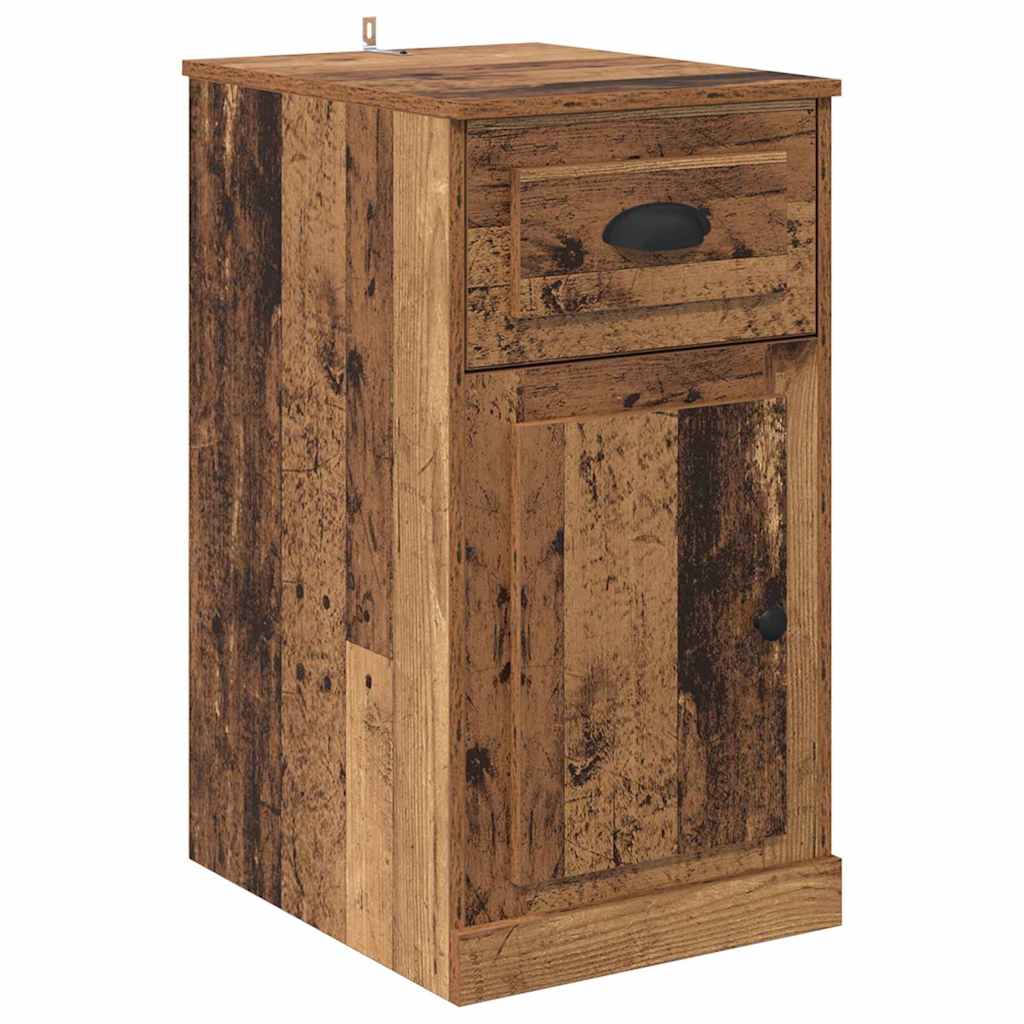 Side Cabinet 40 x 50 x 75 cm Engineered Wood Old Wood