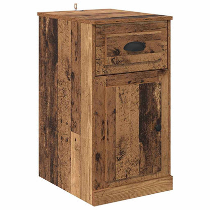 Side Cabinet 40 x 50 x 75 cm Engineered Wood Old Wood