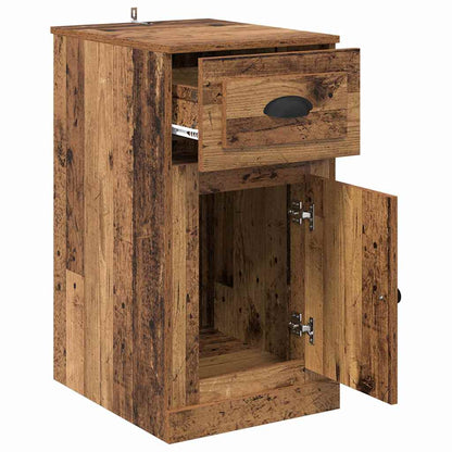 Side Cabinet 40 x 50 x 75 cm Engineered Wood Old Wood