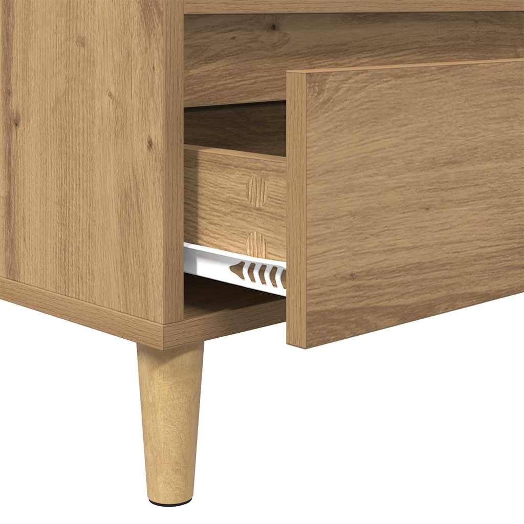 TV Cabinet 100 x 34.5 x 44.5 cm Artisan Oak Engineered Wood