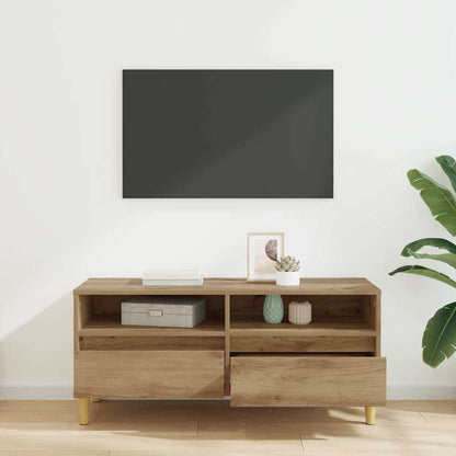 TV Cabinet 100 x 34.5 x 44.5 cm Artisan Oak Engineered Wood