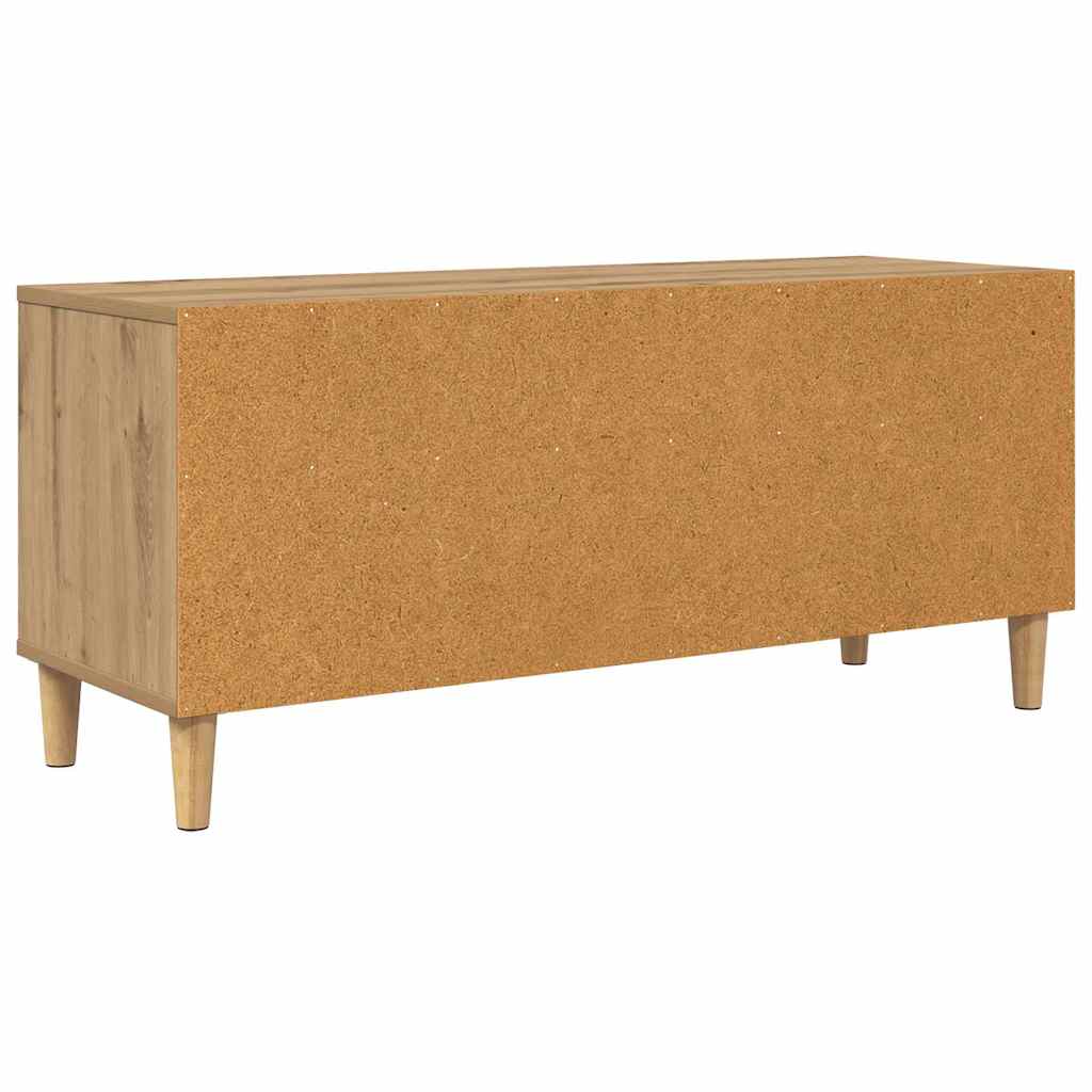 TV Cabinet 100 x 34.5 x 44.5 cm Artisan Oak Engineered Wood