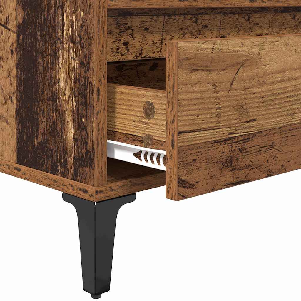 TV Cabinet with Drawer Old Wood 100 x 34.5 x 44.5 cm