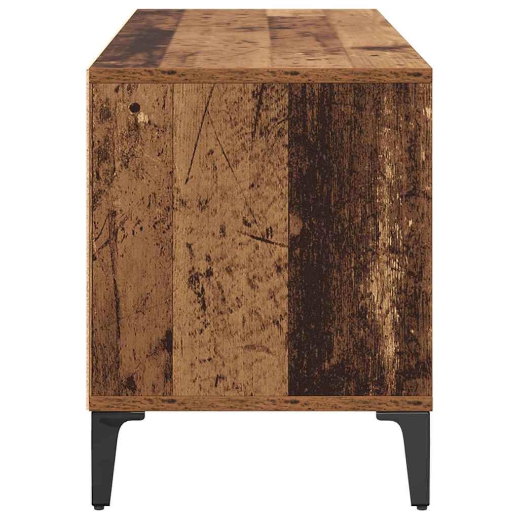 TV Cabinet with Drawer Old Wood 100 x 34.5 x 44.5 cm