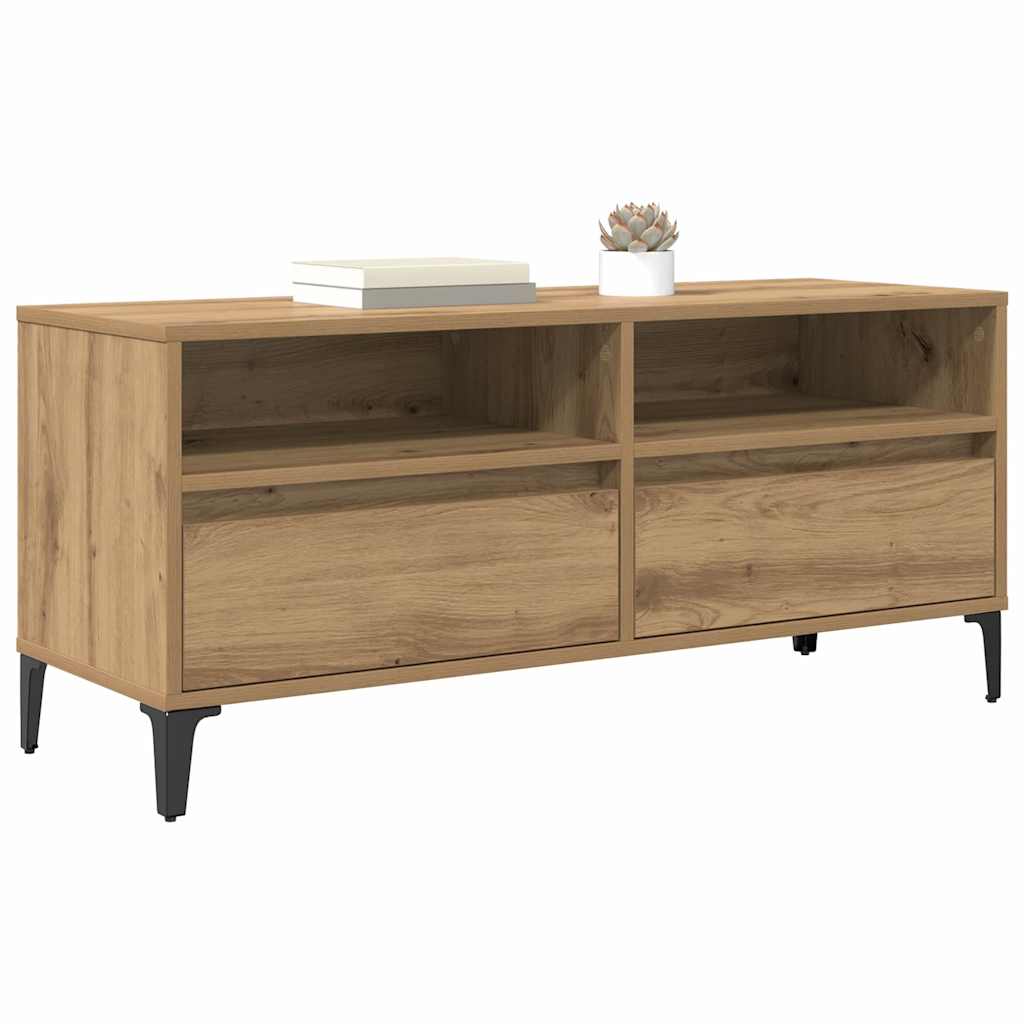 TV Cabinet 100 x 34.5 x 44.5 cm Artisan Oak