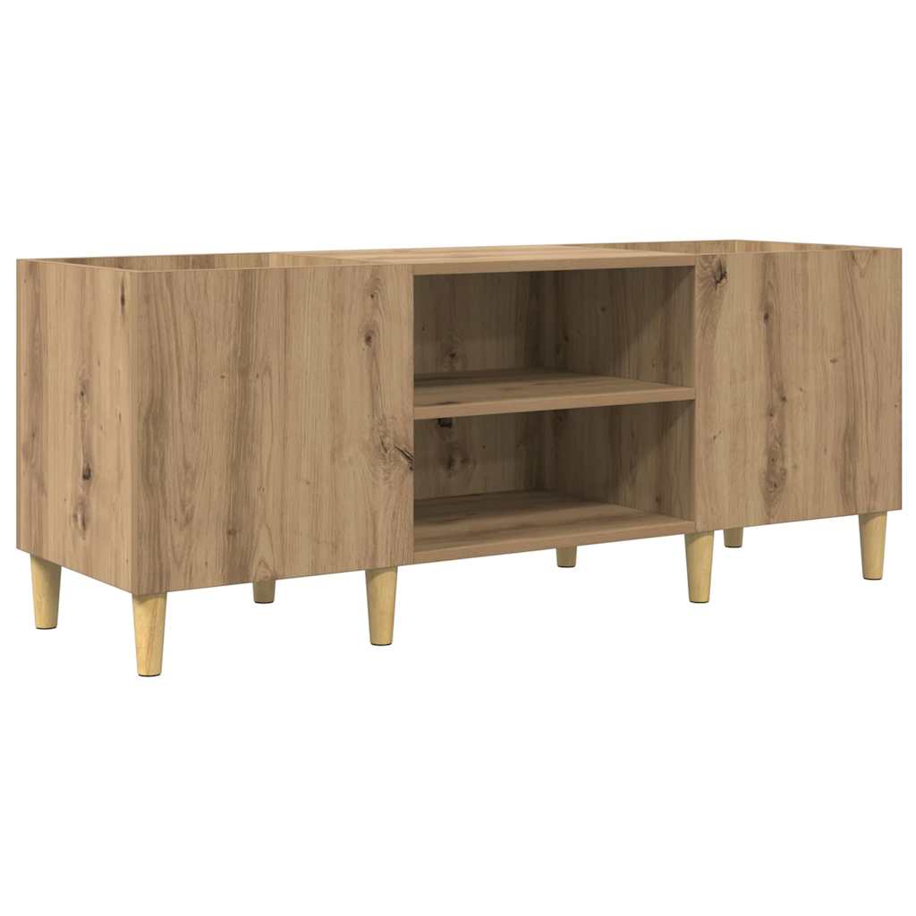 Record Cabinet Artisan Oak 121 x 38 x 48 cm Engineered Wood