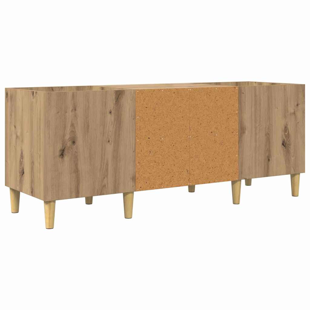 Record Cabinet Artisan Oak 121 x 38 x 48 cm Engineered Wood