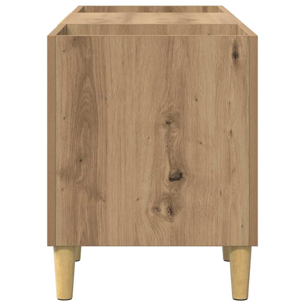 Record Cabinet Artisan Oak 121 x 38 x 48 cm Engineered Wood