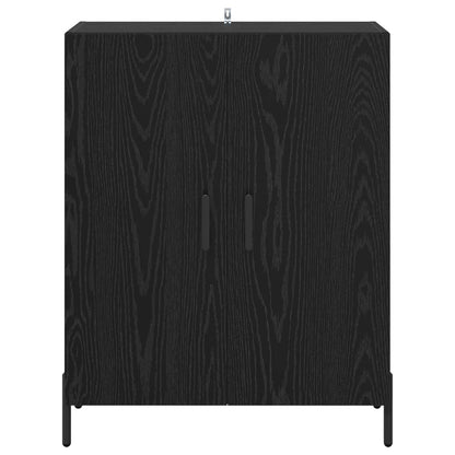 Sideboard Black Oak 69.5 x 34 x 90 cm Engineered Wood