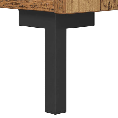 Sideboard Old Wood 69.5 x 34 x 90 cm Engineered Wood and Iron