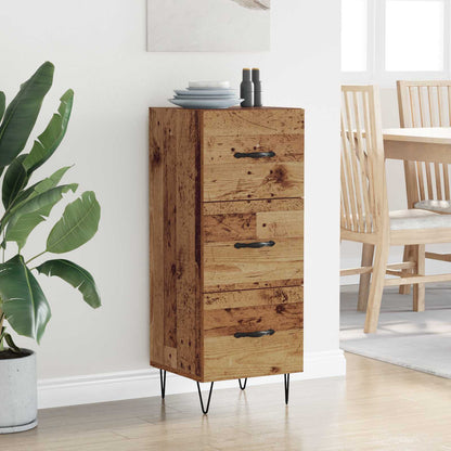 Sideboard Old wood 34 x 34.5 x 90 cm Engineered wood