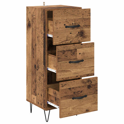 Sideboard Old wood 34 x 34.5 x 90 cm Engineered wood