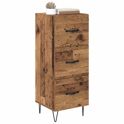 Sideboard Old wood 34 x 34.5 x 90 cm Engineered wood