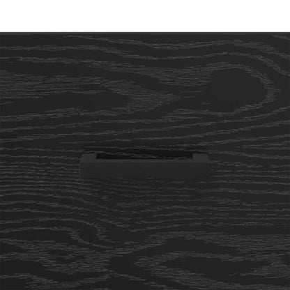 Sideboard Black Oak 34.5 x 34 x 90 cm Engineered Wood