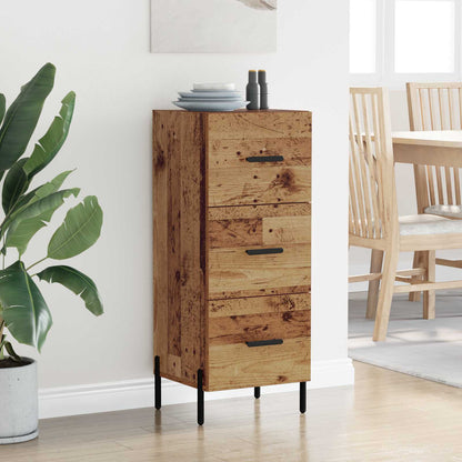 Sideboard Old wood 34 x 34.5 x 90 cm Engineered wood
