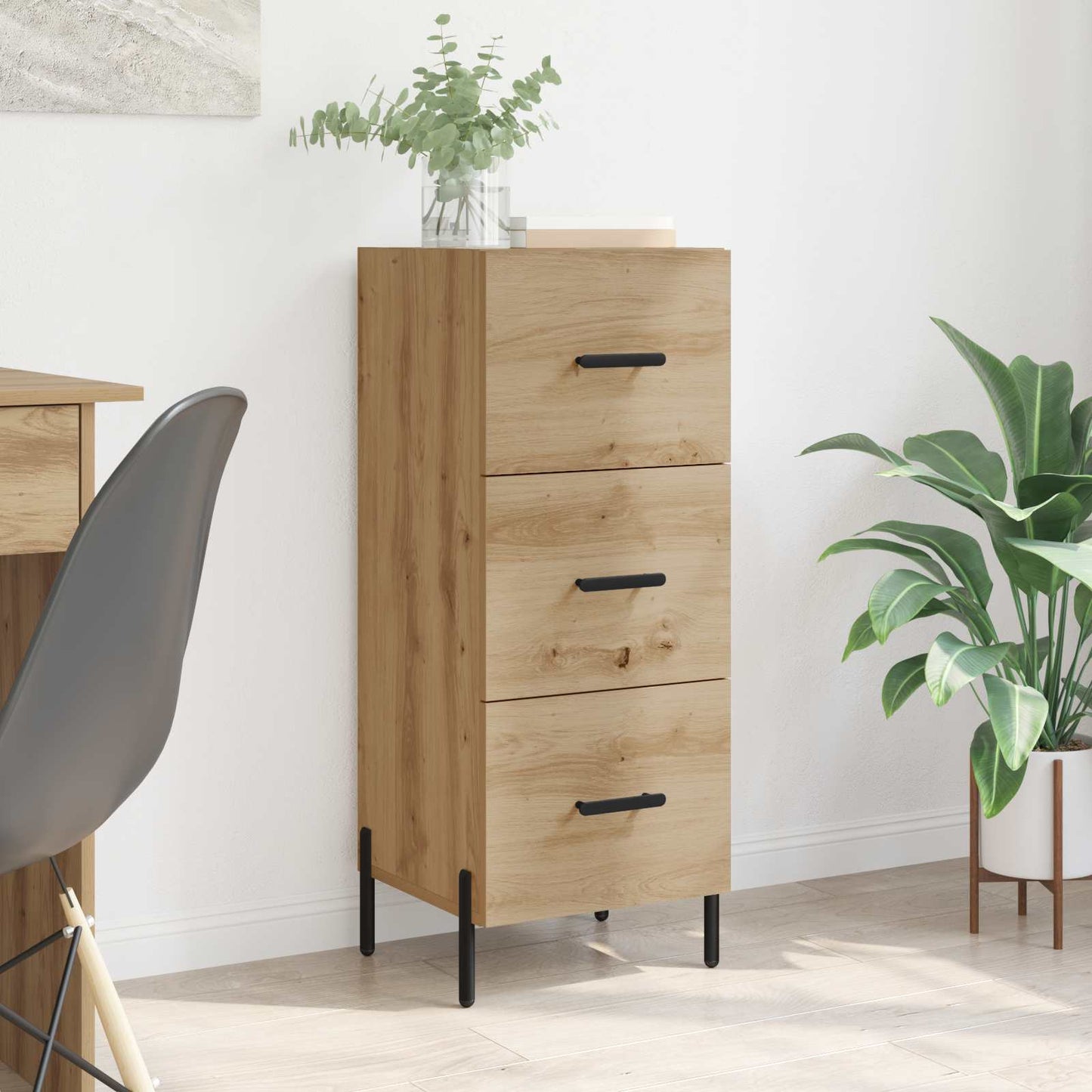 Sideboard Artisan oak 34 x 34.5 x 90 cm Engineered wood