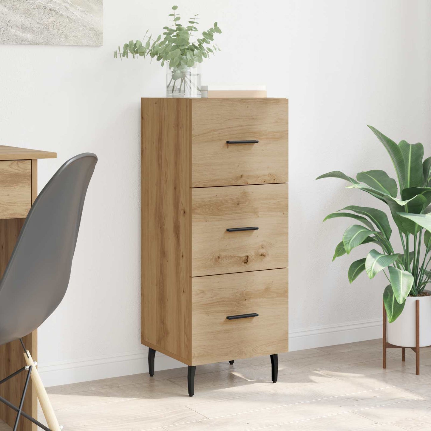 Sideboard Artisan oak 34 x 34.5 x 90 cm Engineered wood