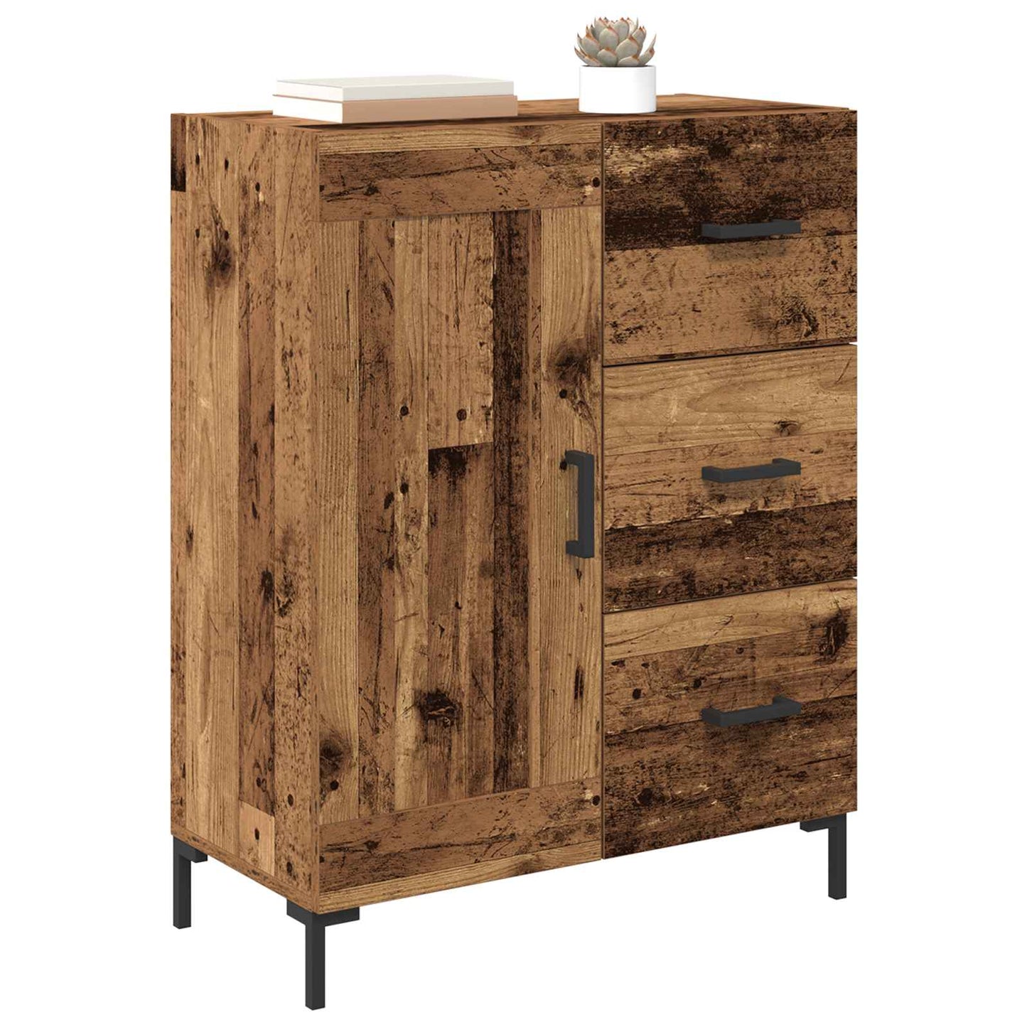 Sideboard Old wood 69.5 x 34 x 90 cm Engineered wood
