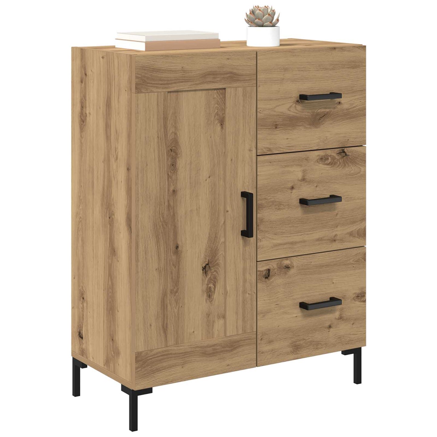 Sideboard Artisan oak 69.5 x 34 x 90 cm Engineered wood