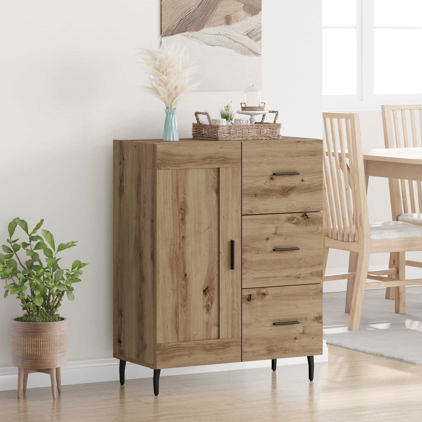Sideboard Artisan Oak 69.5 x 34 x 90 cm