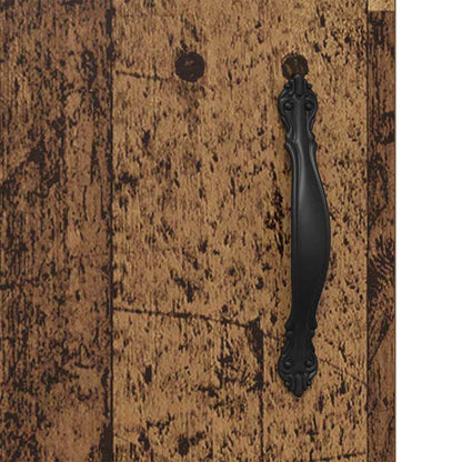 Sideboard Old Wood 34.5 x 34 x 90 cm Engineered Wood and Iron