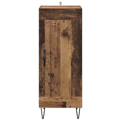 Sideboard Old Wood 34.5 x 34 x 90 cm Engineered Wood and Iron