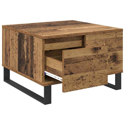 Coffee Table Old Wood 55 x 55 x 36.5 cm Engineered Wood