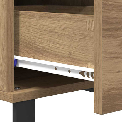 Coffee Table Artisan Oak 55 x 55 x 36.5 cm Engineered Wood