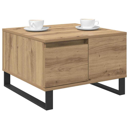 Coffee Table Artisan Oak 55 x 55 x 36.5 cm Engineered Wood