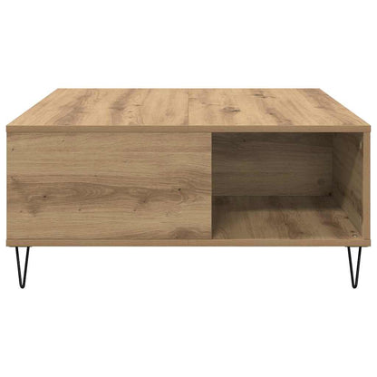 Coffee Table Artisan oak 80 x 80 x 36.5 cm Engineered wood