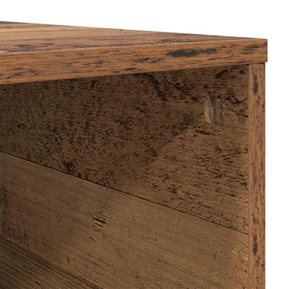 Coffee Table Old Wood 80 x 80 x 36.5 cm Engineered Wood