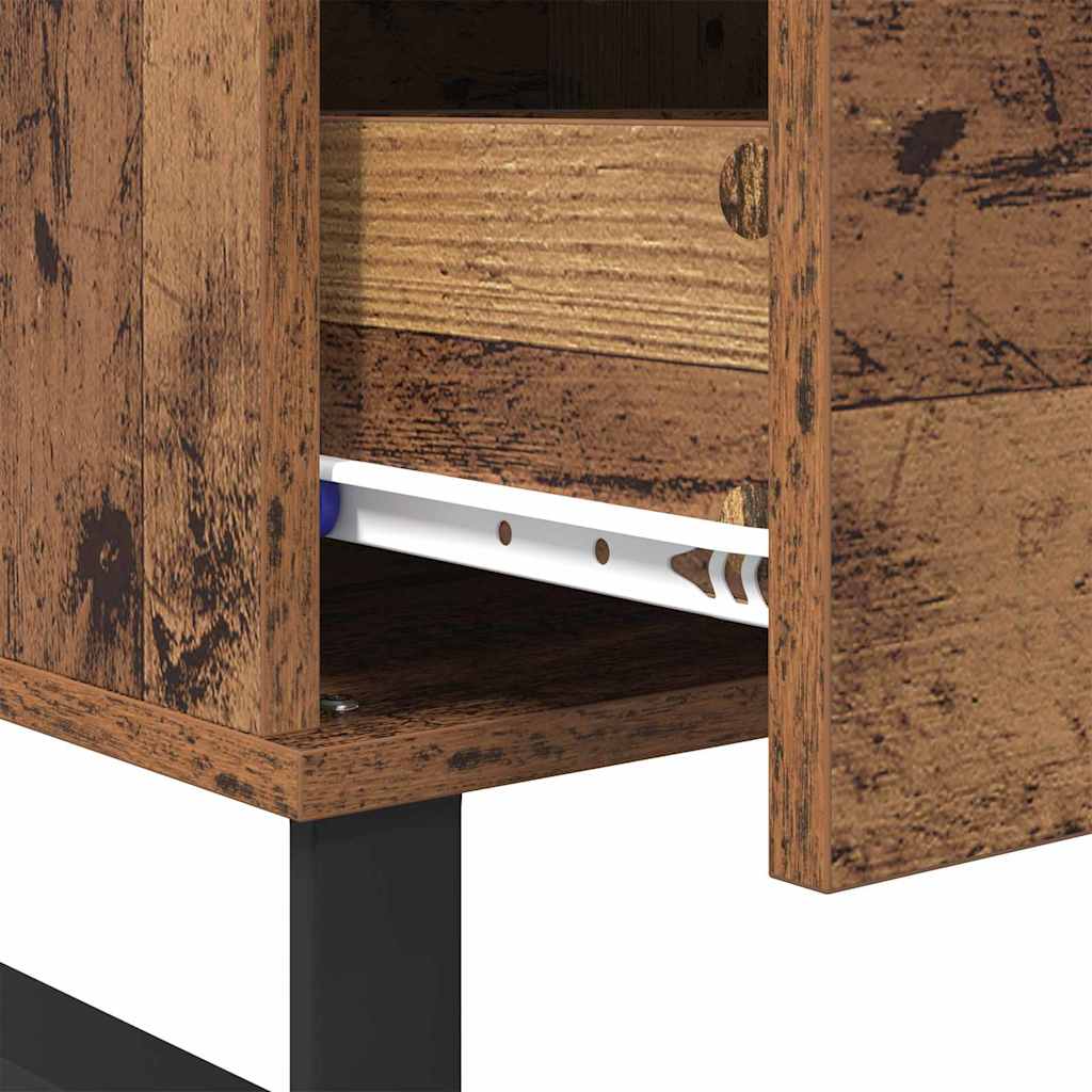 Coffee Table Old Wood 90 x 50 x 36.5 cm Engineered Wood