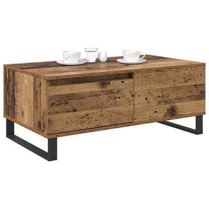 Coffee Table Old Wood 90 x 50 x 36.5 cm Engineered Wood