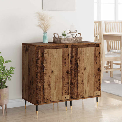 Sideboard 2 pcs Old Wood 40 x 35 x 70 cm