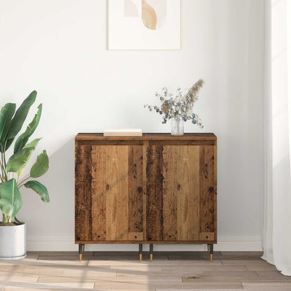Sideboard 2 pcs Old Wood 40 x 35 x 70 cm