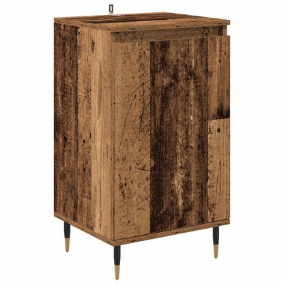Sideboard 2 pcs Old Wood 40 x 35 x 70 cm