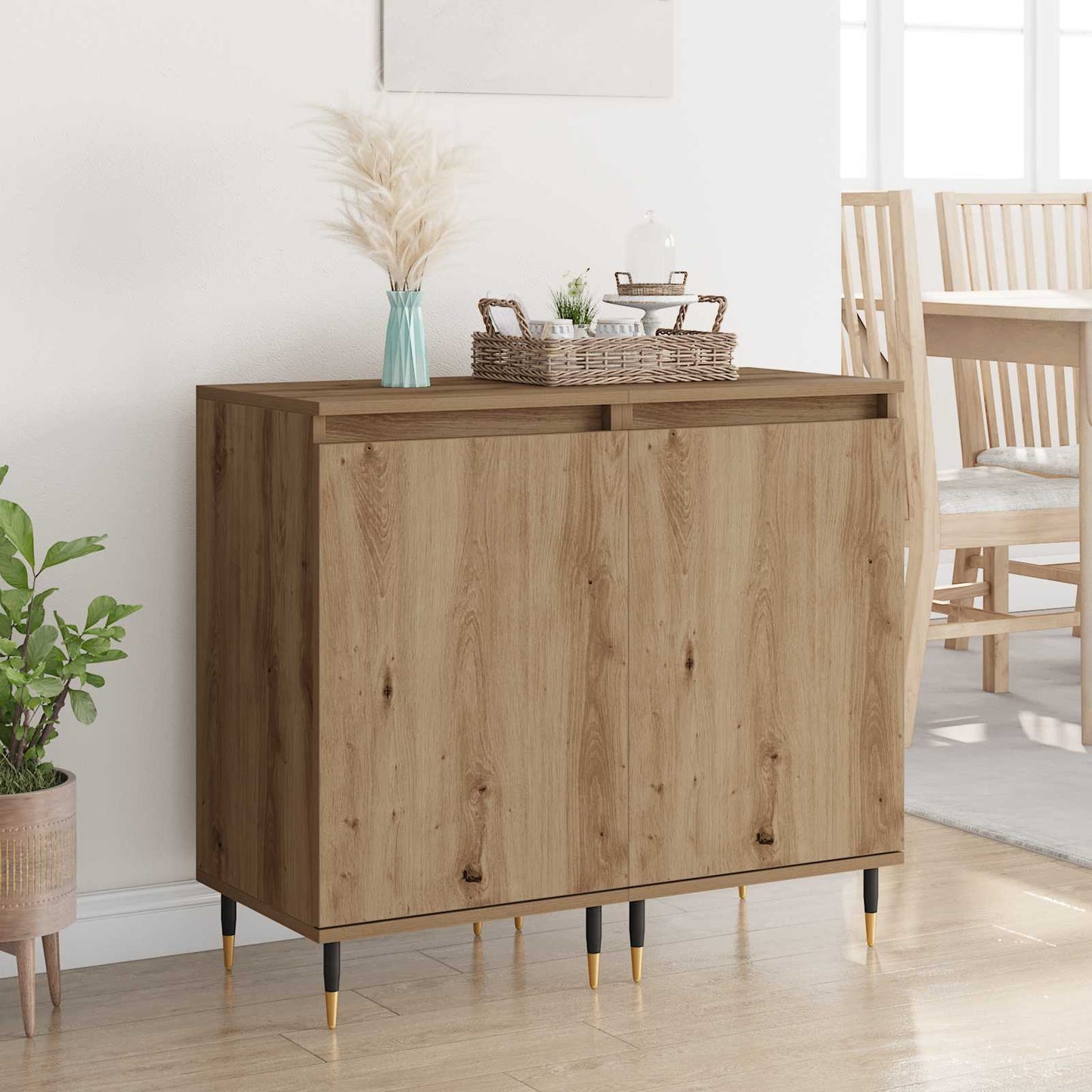 Sideboard 2 pcs Artisan Oak 40 x 35 x 70 cm