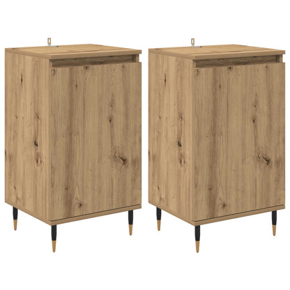 Sideboard 2 pcs Artisan Oak 40 x 35 x 70 cm