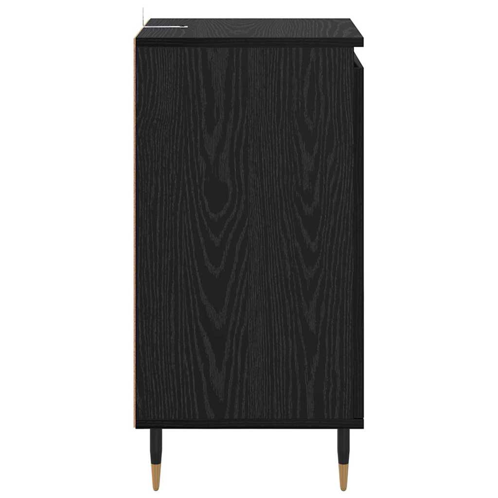 Sideboard 2 pcs Black Oak 40 x 35 x 70 cm