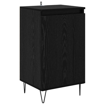 Sideboard Black Oak 40 x 35 x 70 cm Engineered Wood