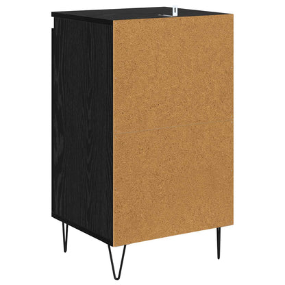 Sideboard Black Oak 40 x 35 x 70 cm Engineered Wood