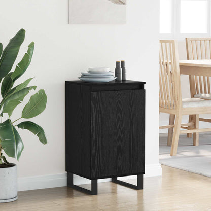 Sideboard Black Oak 40 x 35 x 70 cm Engineered Wood