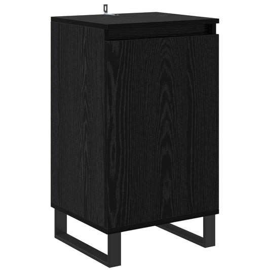 Sideboard Black Oak 40 x 35 x 70 cm Engineered Wood
